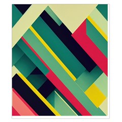 Abstract Geometric Design Pattern Duvet Cover Double Side (California King Size) from ArtsNow.com Front