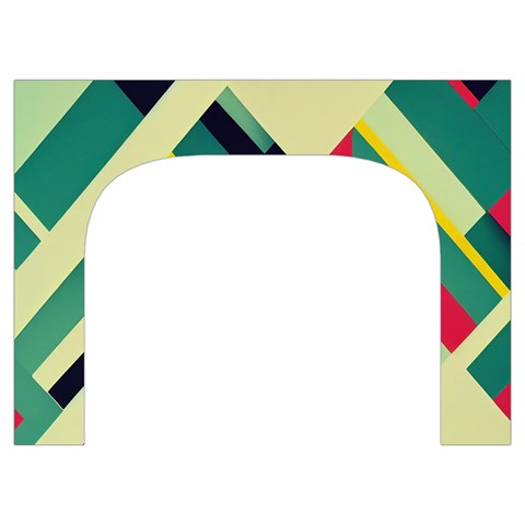 Abstract Geometric Design Pattern Toiletries Pouch from ArtsNow.com Front