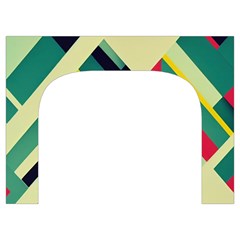 Abstract Geometric Design Pattern Toiletries Pouch from ArtsNow.com Front