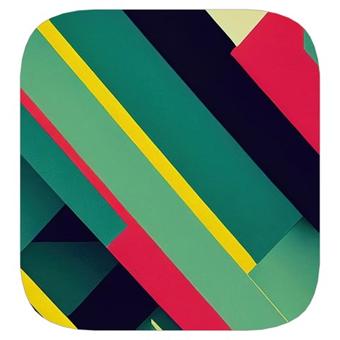 Abstract Geometric Design Pattern Toiletries Pouch from ArtsNow.com Side Left
