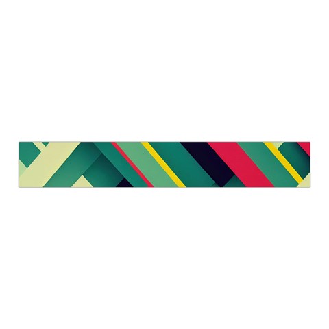Abstract Geometric Design Pattern Midi Wrap Pencil Skirt from ArtsNow.com Waistband