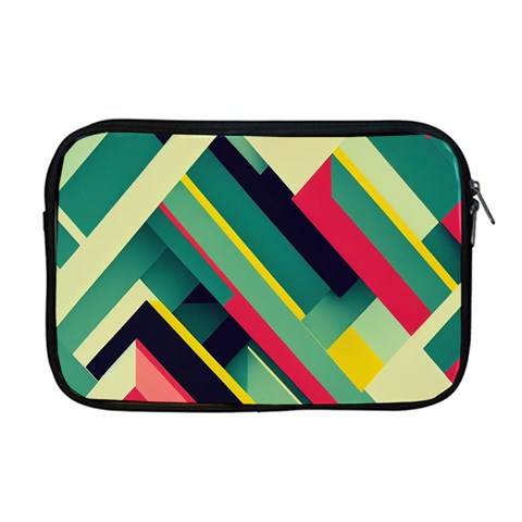 Abstract Geometric Design Pattern Apple MacBook Pro 17  Zipper Case from ArtsNow.com Front