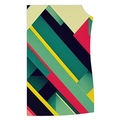 Abstract Geometric Design Pattern Women s Button Up Vest from ArtsNow.com Front Left