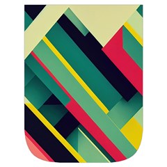 Abstract Geometric Design Pattern Waist Pouch (Small) from ArtsNow.com Front Pocket