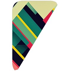 Abstract Geometric Design Pattern Belt Pouch Bag (Small) from ArtsNow.com Front Right