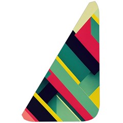 Abstract Geometric Design Pattern Belt Pouch Bag (Small) from ArtsNow.com Front Left