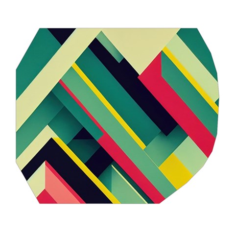 Abstract Geometric Design Pattern Belt Pouch Bag (Small) from ArtsNow.com Tape