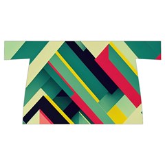 Abstract Geometric Design Pattern Wristlet Pouch Bag (Small) from ArtsNow.com Front