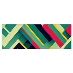 Abstract Geometric Design Pattern Wristlet Pouch Bag (Small) from ArtsNow.com Bottom