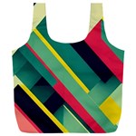 Abstract Geometric Design Pattern Full Print Recycle Bag (XXXL)
