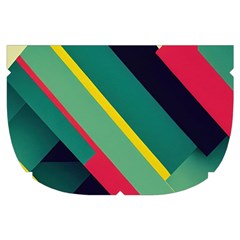 Abstract Geometric Design Pattern Make Up Case (Small) from ArtsNow.com Side Left