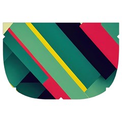 Abstract Geometric Design Pattern Make Up Case (Large) from ArtsNow.com Side Right