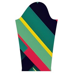 Abstract Geometric Design Pattern Kids  Midi Sailor Dress from ArtsNow.com Sleeve Right