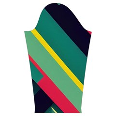 Abstract Geometric Design Pattern Kids  Midi Sailor Dress from ArtsNow.com Sleeve Left