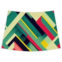 Abstract Geometric Design Pattern Kids  Midi Sailor Dress from ArtsNow.com Back Skirt