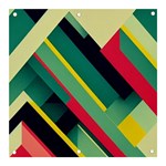 Abstract Geometric Design Pattern Banner and Sign 3  x 3 