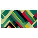 Abstract Geometric Design Pattern Banner and Sign 4  x 2 