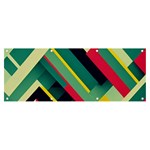 Abstract Geometric Design Pattern Banner and Sign 8  x 3 
