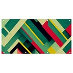 Abstract Geometric Design Pattern Banner and Sign 8  x 4 