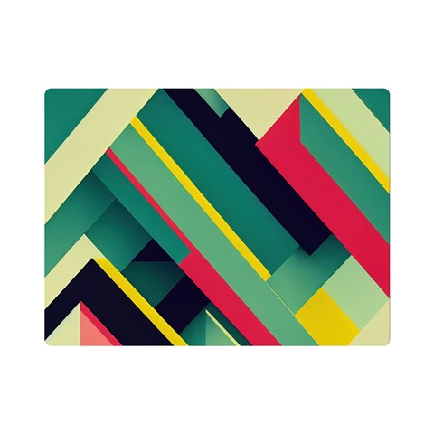 Abstract Geometric Design Pattern Premium Plush Fleece Blanket (Mini) from ArtsNow.com 35 x27  Blanket Front