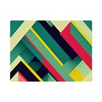 Abstract Geometric Design Pattern Premium Plush Fleece Blanket (Mini)