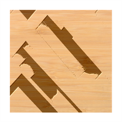 Abstract Geometric Design Pattern Bamboo Coaster Set from ArtsNow.com Coaster 2