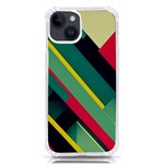 Abstract Geometric Design Pattern iPhone 14 TPU UV Print Case