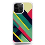 Abstract Geometric Design Pattern iPhone 14 Pro Max TPU UV Print Case