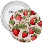Strawberry Fruit 3  Buttons