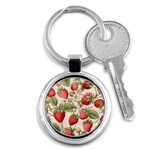 Strawberry Fruit Key Chain (Round)