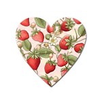 Strawberry Fruit Heart Magnet