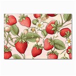 Strawberry Fruit Postcard 4 x 6  (Pkg of 10)