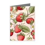 Strawberry Fruit Mini Greeting Card