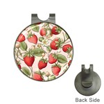 Strawberry Fruit Hat Clips with Golf Markers