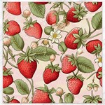 Strawberry Fruit Canvas 12  x 12 