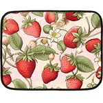 Strawberry Fruit Two Sides Fleece Blanket (Mini)