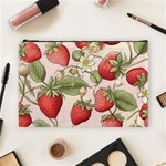 Strawberry Fruit Cosmetic Bag (Large)