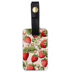 Strawberry Fruit Luggage Tag (one side)