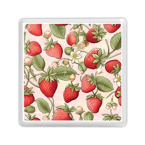 Strawberry Fruit Memory Card Reader (Square) from ArtsNow.com Front