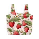 Strawberry Fruit Full Print Recycle Bag (M)