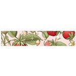 Strawberry Fruit Small Premium Plush Fleece Scarf