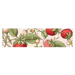 Strawberry Fruit Oblong Satin Scarf (16  x 60 )