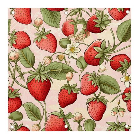 Strawberry Fruit Banner and Sign 3  x 3  from ArtsNow.com Front