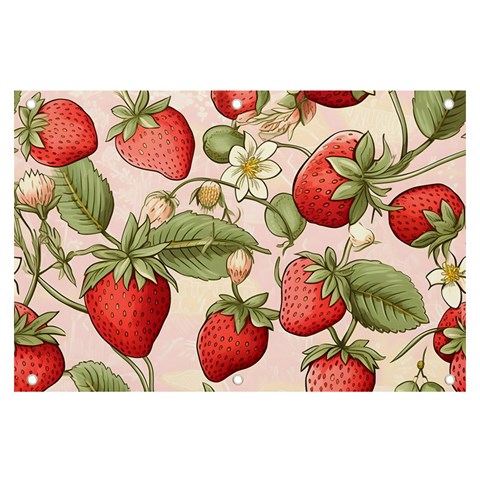 Strawberry Fruit Banner and Sign 6  x 4  from ArtsNow.com Front
