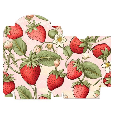 Strawberry Fruit Playing Cards Single Design (Rectangle) with Custom Box from ArtsNow.com Poker Box