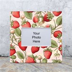 Strawberry Fruit White Box Photo Frame 4  x 6 