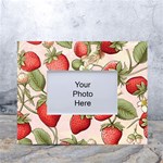 Strawberry Fruit White Tabletop Photo Frame 4 x6 