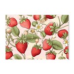 Strawberry Fruit Crystal Sticker (A4)