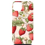 Strawberry Fruit iPhone 14 Plus Black UV Print Case
