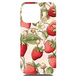 Strawberry Fruit iPhone 14 Pro Max Black UV Print Case